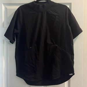 Figs mock neck scrub top